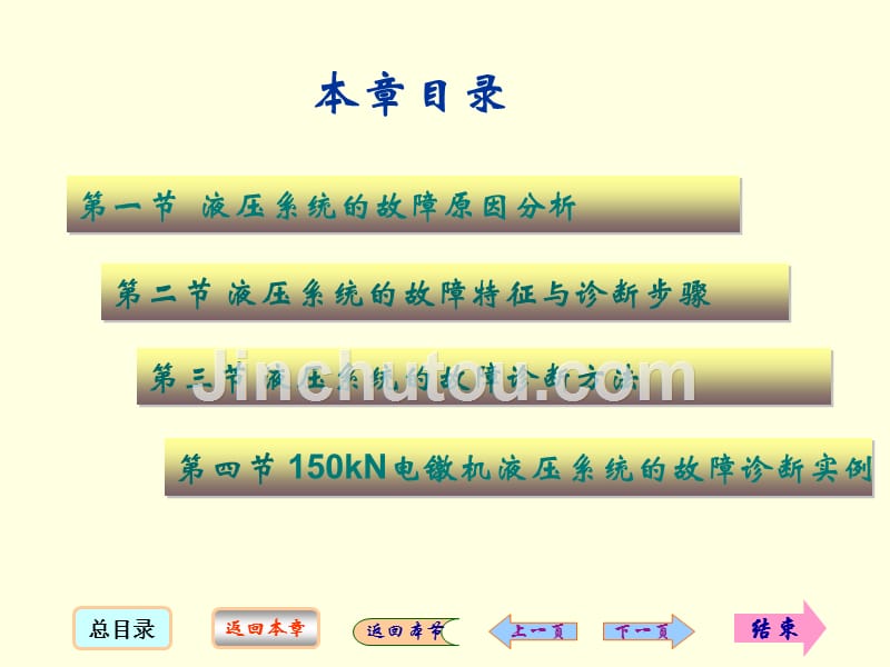 液压与气压传动 第3版 教学课件 ppt 作者 刘延俊13.液压系统的故障诊断_第4页