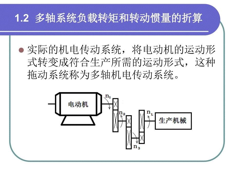 机电传动与运动控制 教学课件 ppt 作者 范国伟 第1章 机电传动系统的动力学基础_第5页