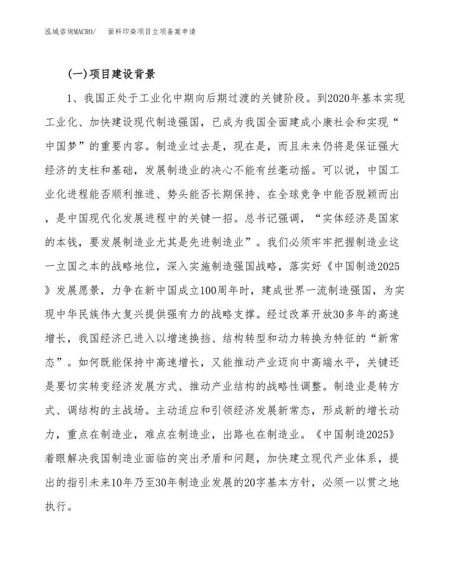 面料印染项目立项备案申请.docx_第5页