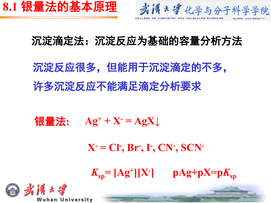 分析化学第五版上册武汉大学书课件答案第8章沉淀滴定法_第2页