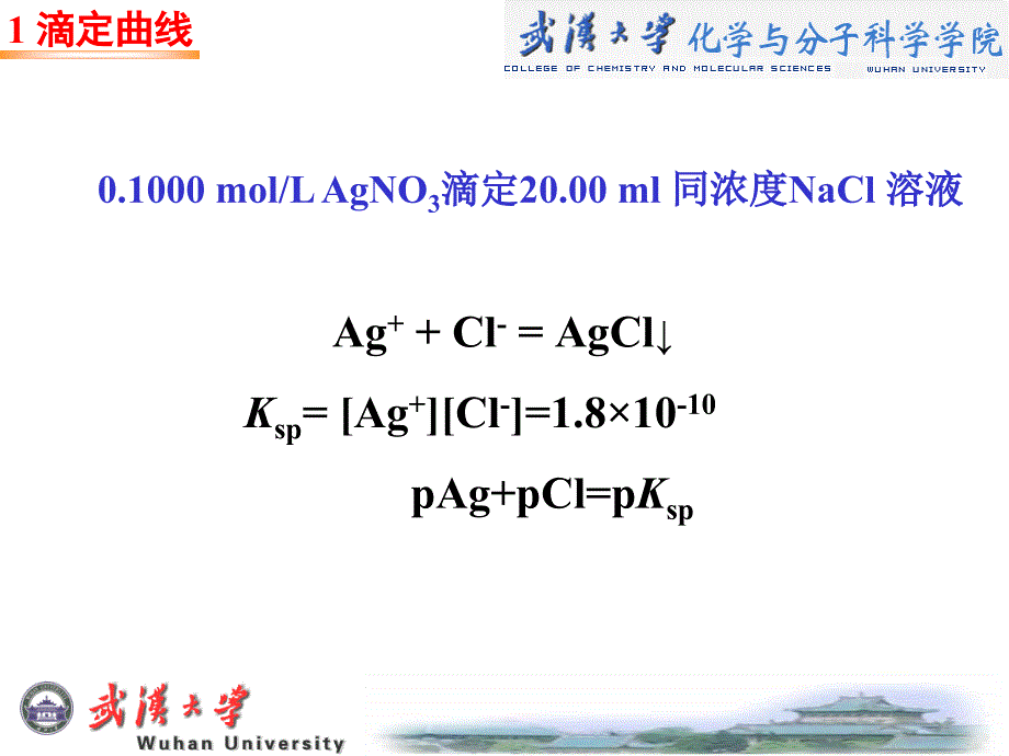 分析化学第五版上册武汉大学书课件答案第8章沉淀滴定法_第3页