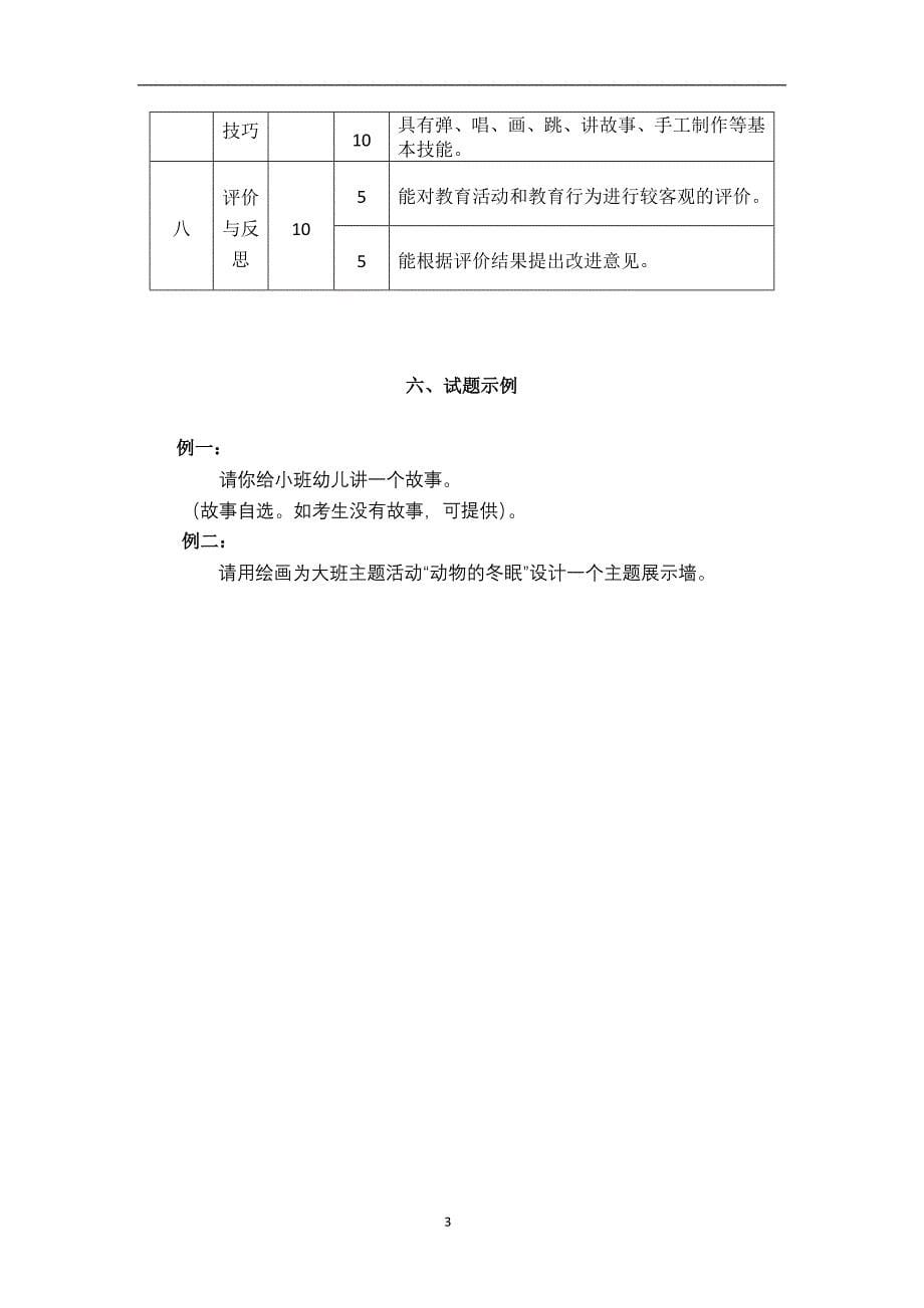 教师面试标准与评分细则_第5页