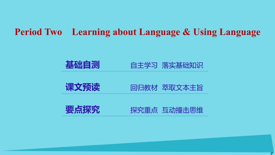 高中英语 unit 3 travel journal period two learning about language & using language课件 新人教版必修1_第2页