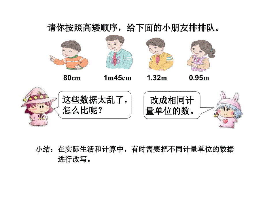 新人教版四年级下册小数和 单位 换算课件_第4页