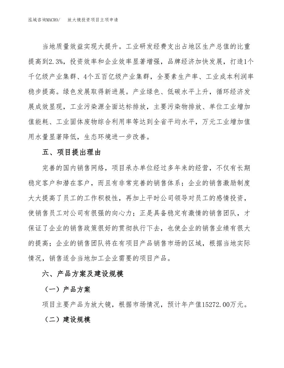 放大镜投资项目立项申请模板.docx_第3页