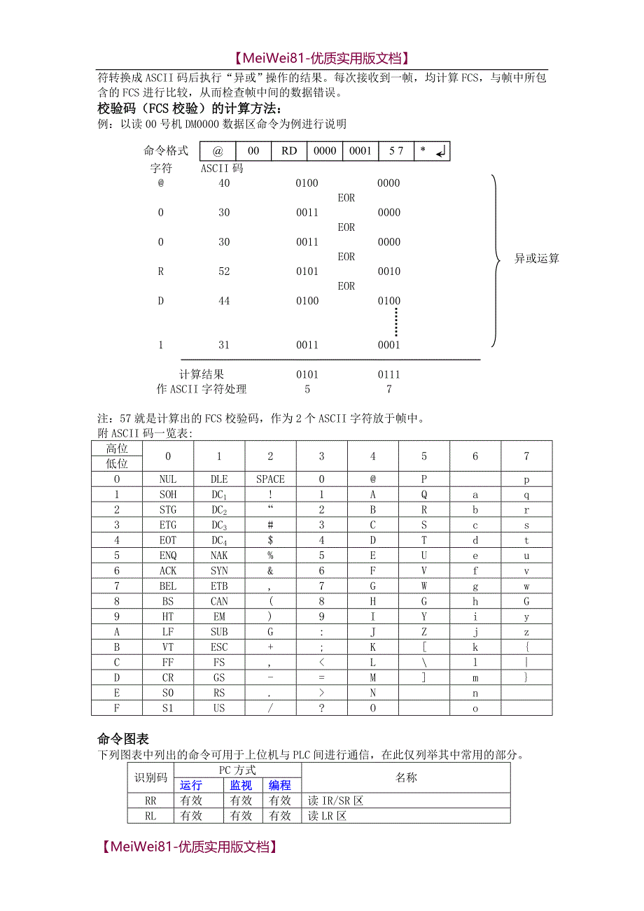 【8A版】Omron-PLC串行通讯讲义_第4页