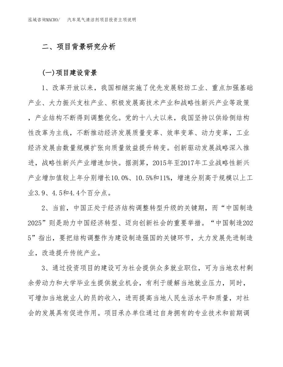 汽车尾气清洁剂项目投资立项说明.docx_第5页