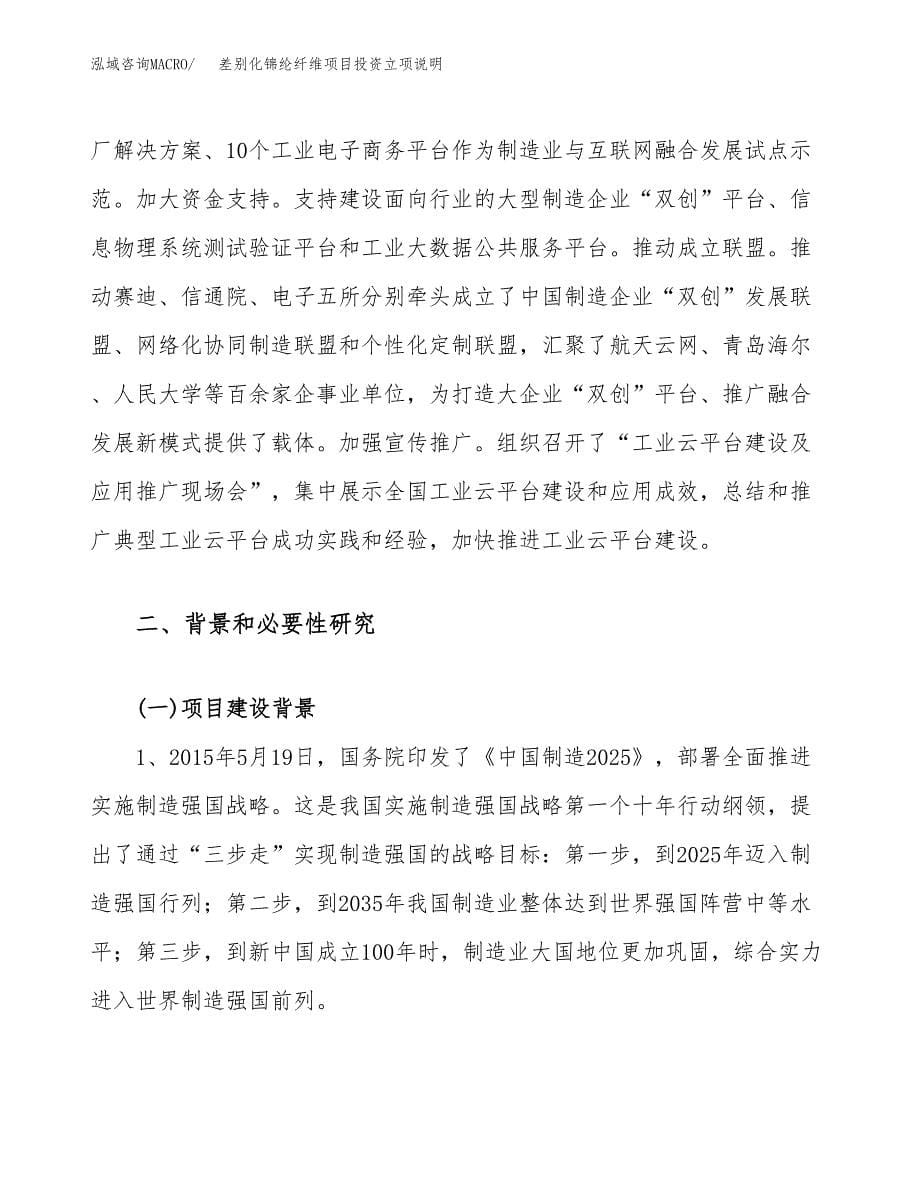 差别化锦纶纤维项目投资立项说明.docx_第5页