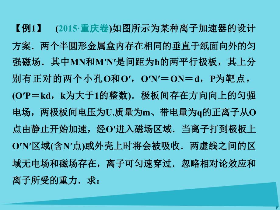 高考物理一轮复习_第八章 磁场（第3课时）带电粒子在复合场中的运动课件_第4页