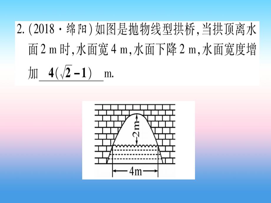 （宁夏专版）2019中考数学复习_第1轮 考点系统复习 第3章 函数 第5节 二次函数的综合应用（作业）课件_第3页