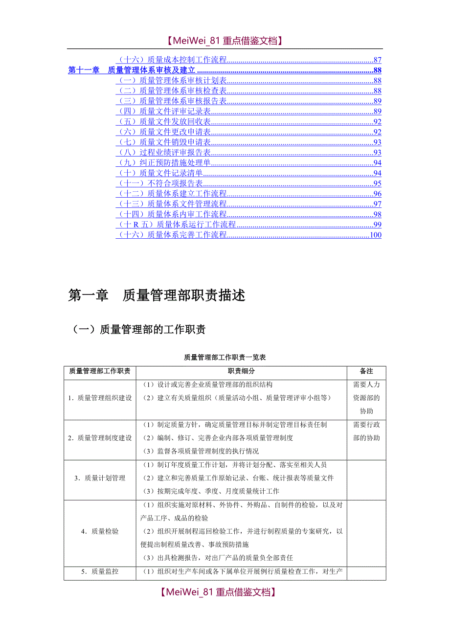 【9A文】质量管理表格大全(100页)_第4页