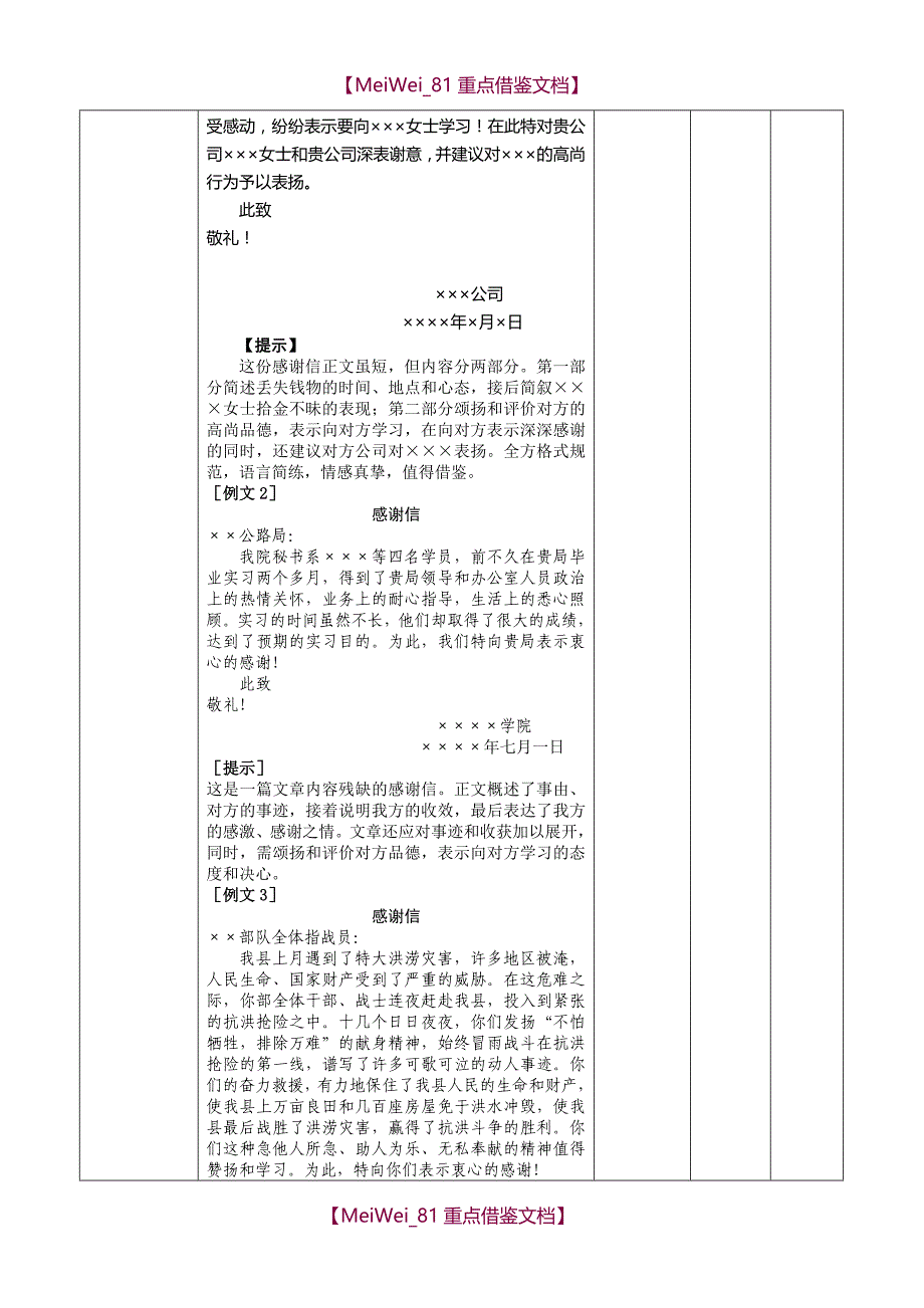 【9A文】礼仪文书—感谢信_第2页