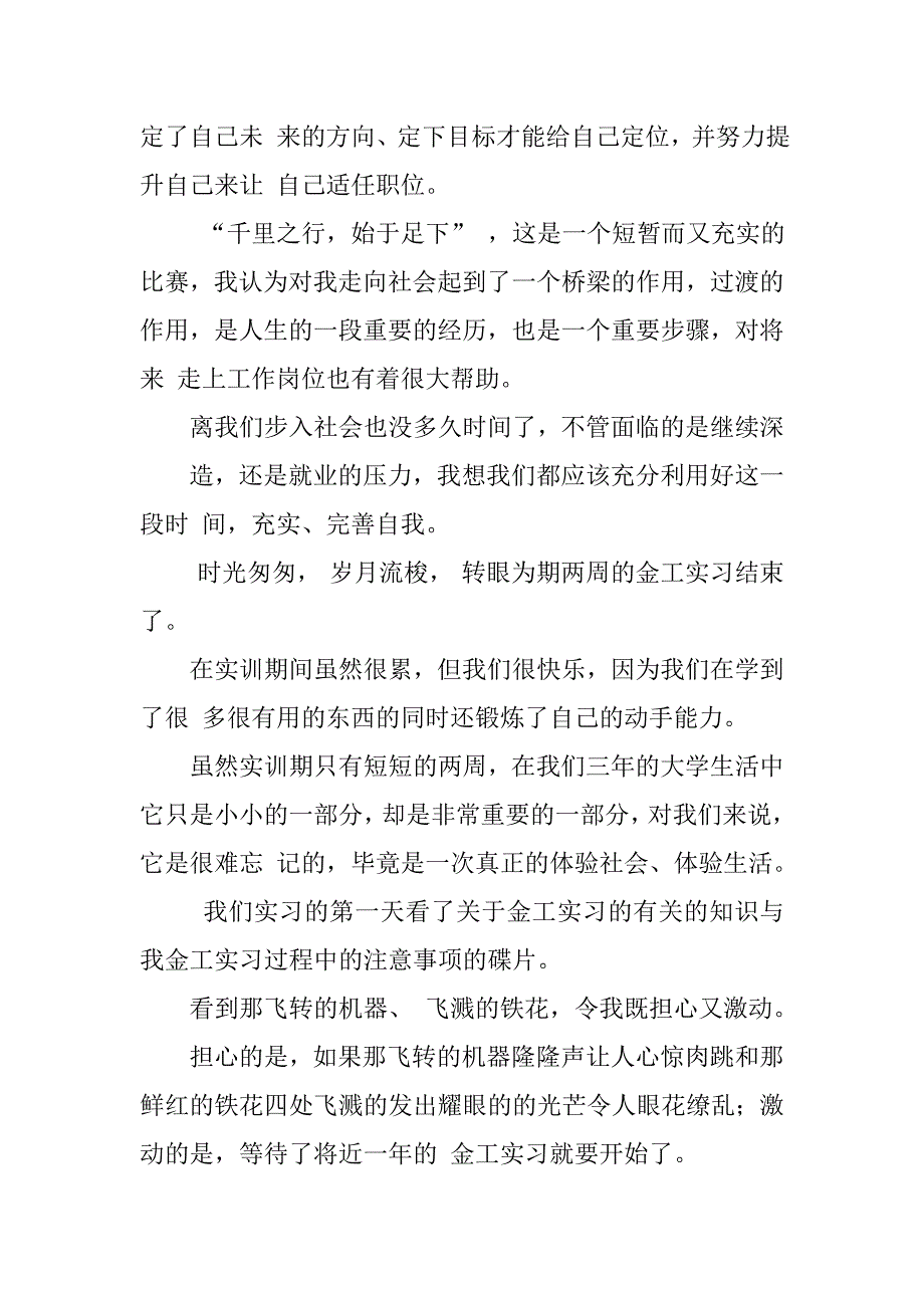 实训总结报告大全实训报告格式实训报告前言_第3页