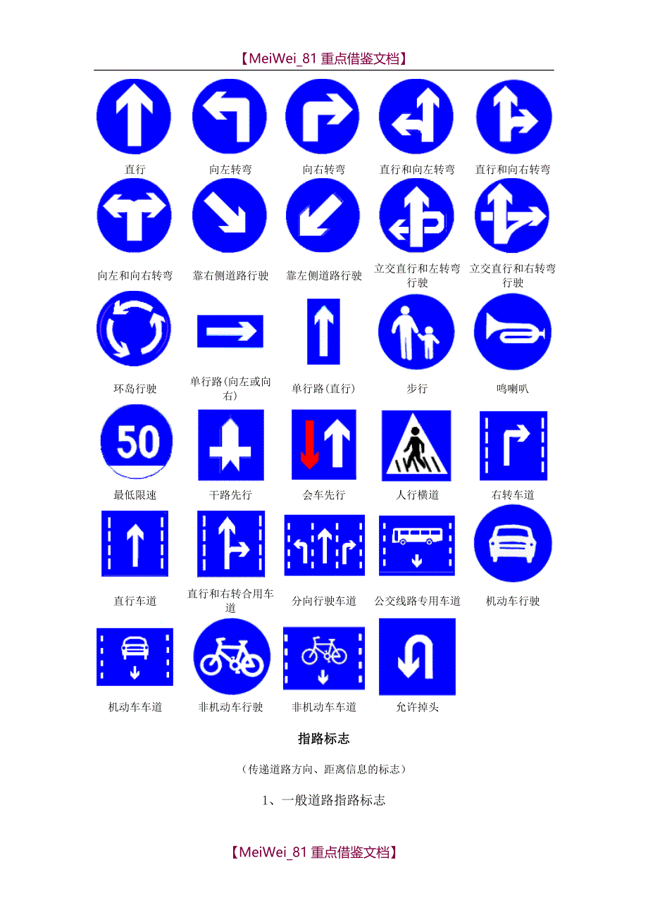 【9A文】交通标志图片大全_第4页
