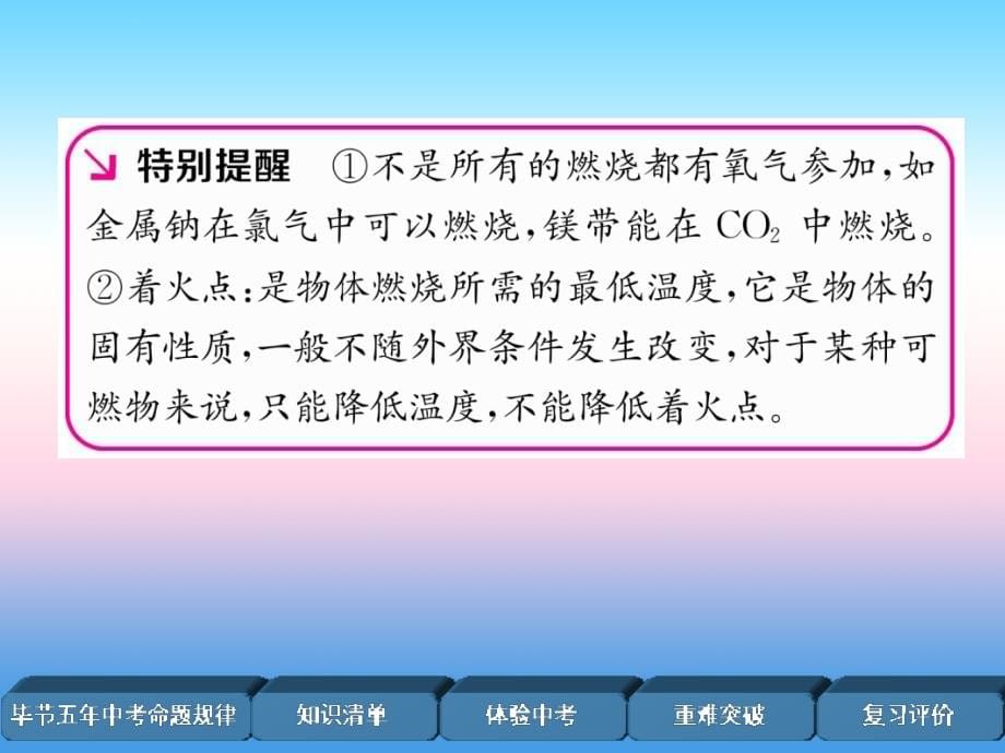 （毕节地区）2019年中考化学总复习_第1编 教材知识梳理篇 第7单元 燃料及其利用（精讲）课件_第5页