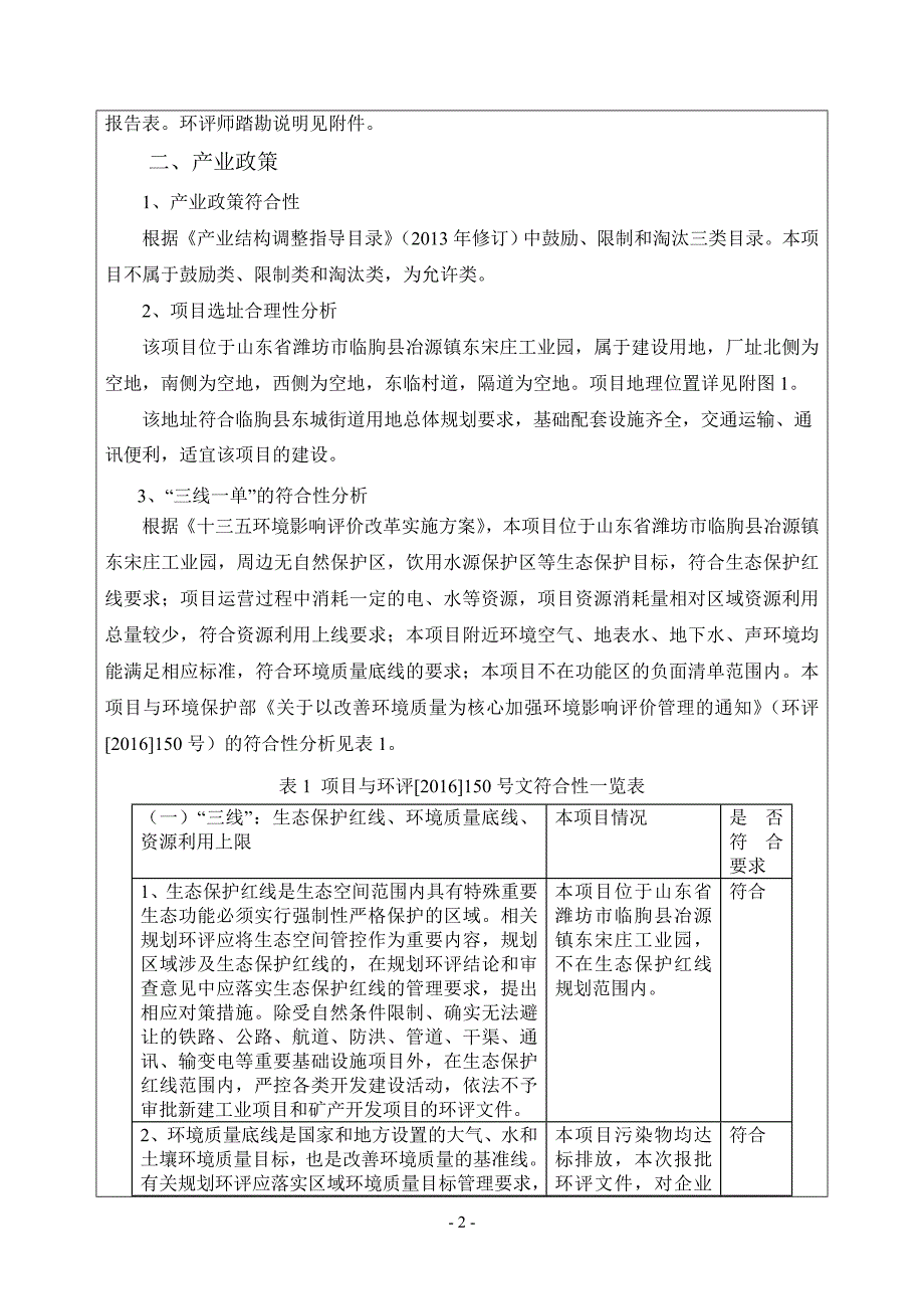 临朐县永源瓶盖厂年产1300万个瓶盖项目环评报告表_第4页