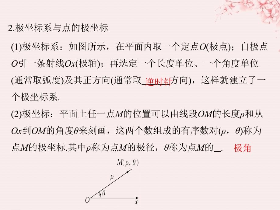 （全国通用版）2019版高考数学大一轮复习_坐标系和参数方程 第1节 坐标系课件 文 新人教a版_第4页