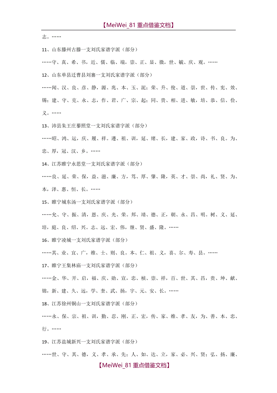 【9A文】刘氏家谱及字辈_第4页