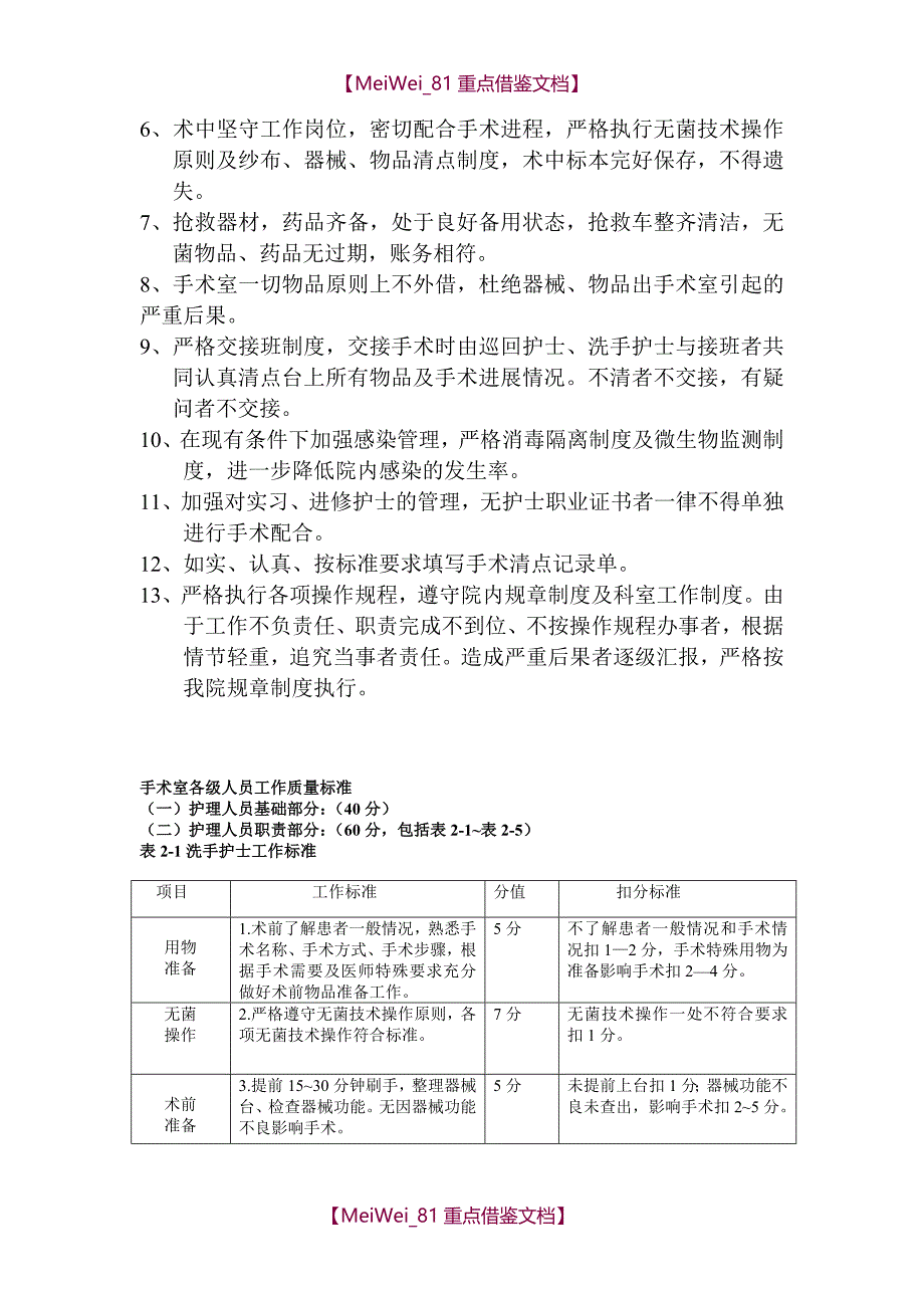 【9A文】手术室质量管理标准_第3页