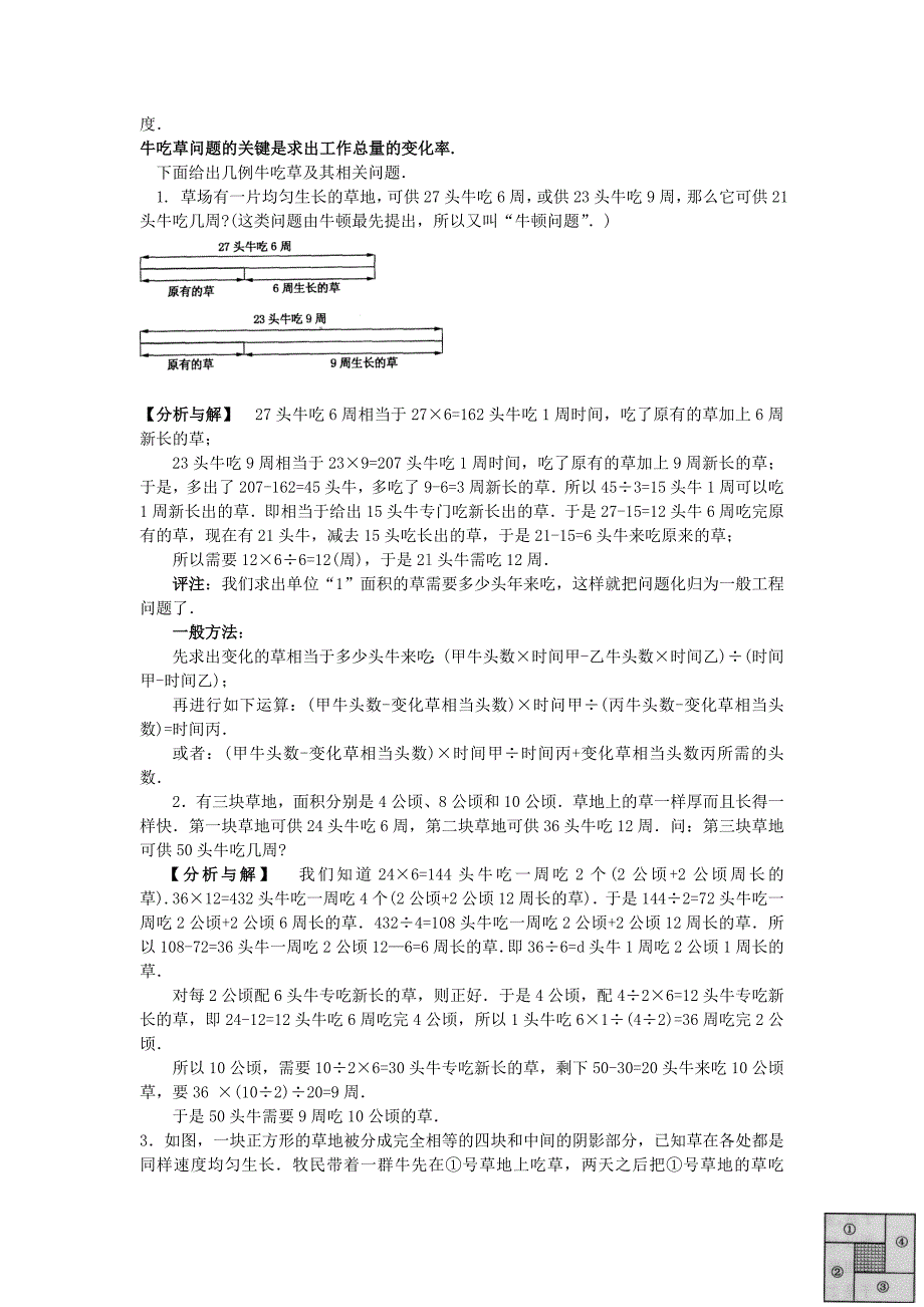 小学数学牛吃草问题综合讲解_第4页