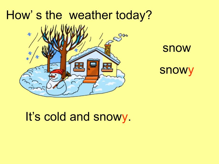 lesson-11-how's-the-weather-today(四年级下册英语冀教版)_第3页