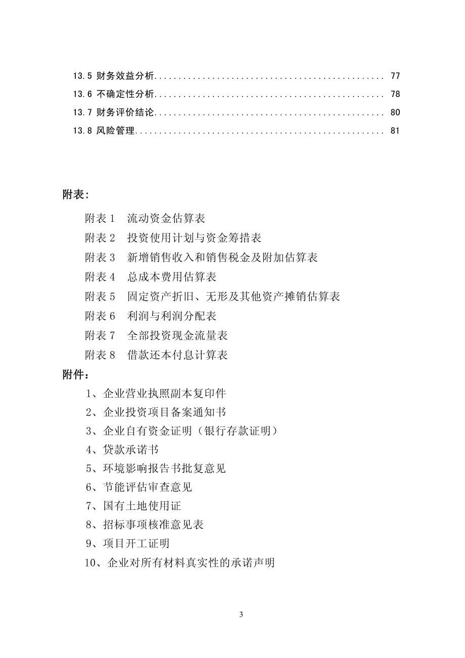 重点产业振兴和技术改造专项项目资金申请报告_第5页