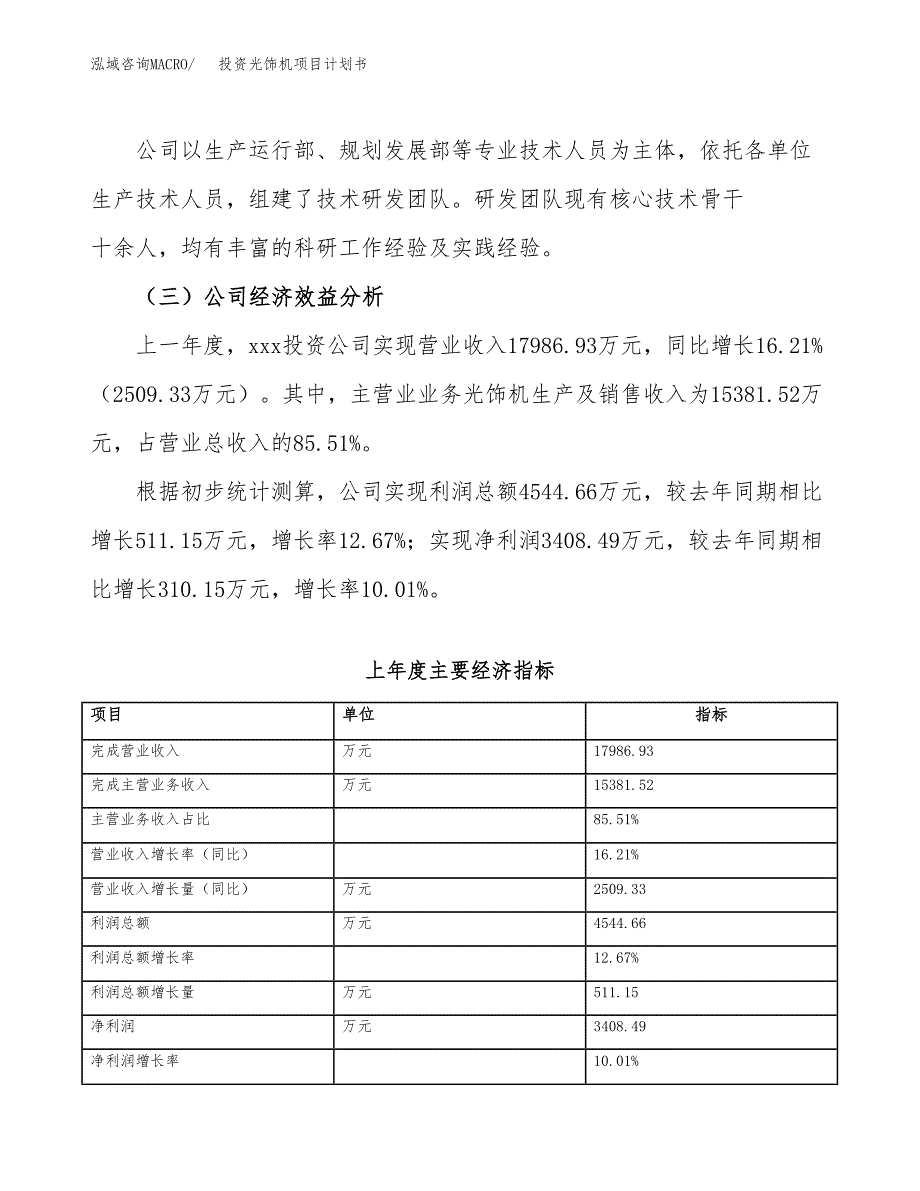 投资光饰机项目计划书方案.docx_第3页