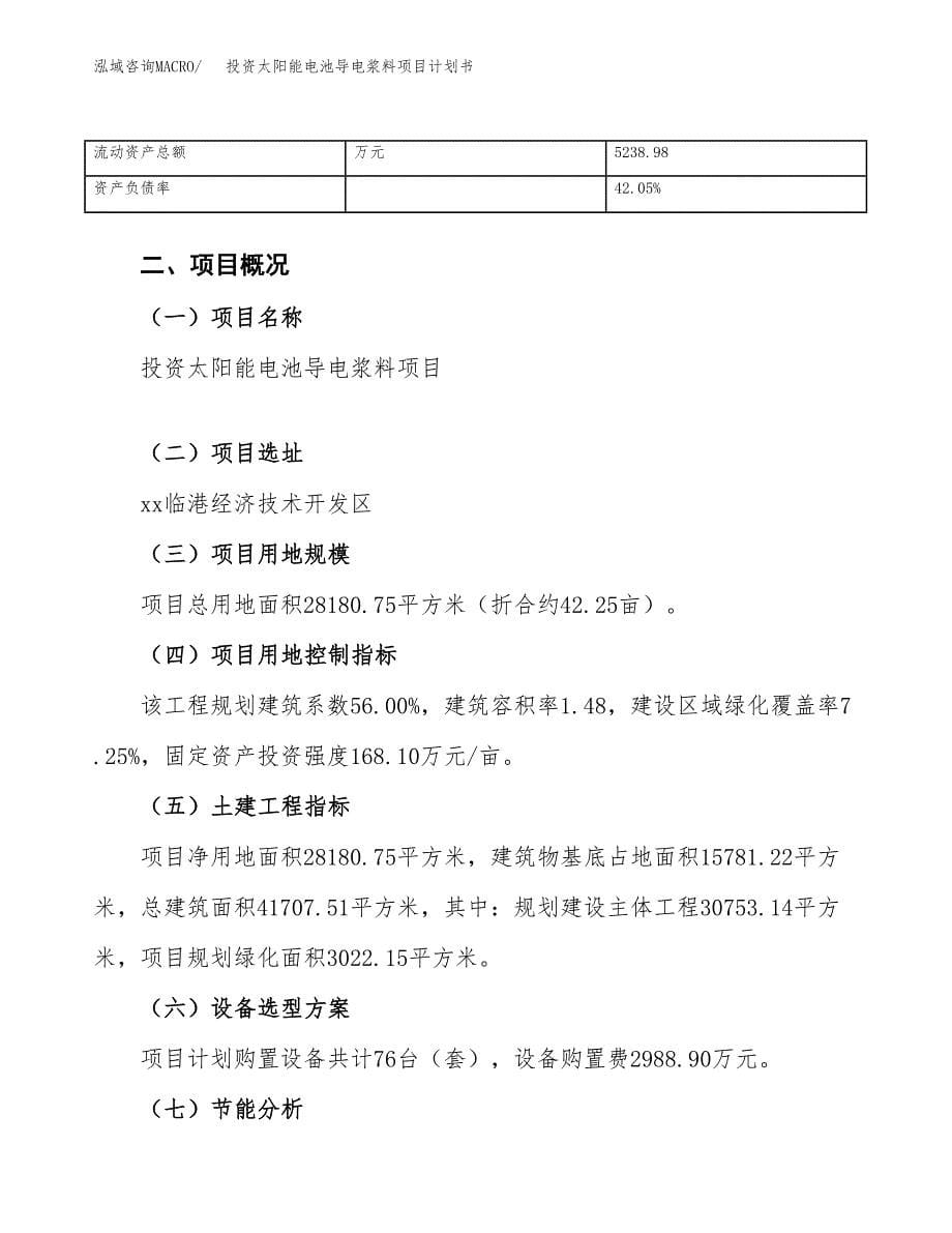 投资太阳能电池导电浆料项目计划书方案.docx_第5页