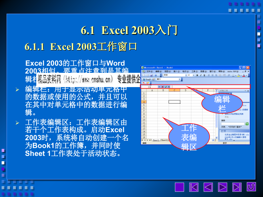 电子表格软件Excel 2003知识分析_第2页