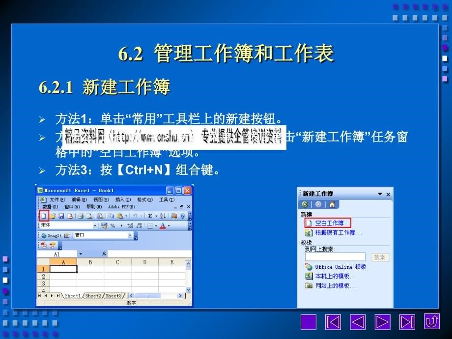 电子表格软件Excel 2003知识分析_第5页