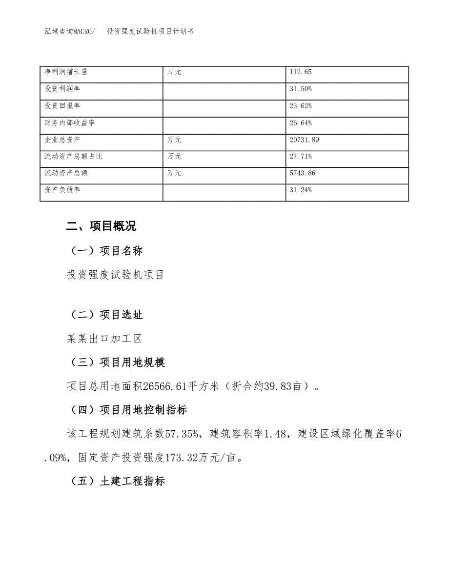 投资强度试验机项目计划书方案.docx_第5页