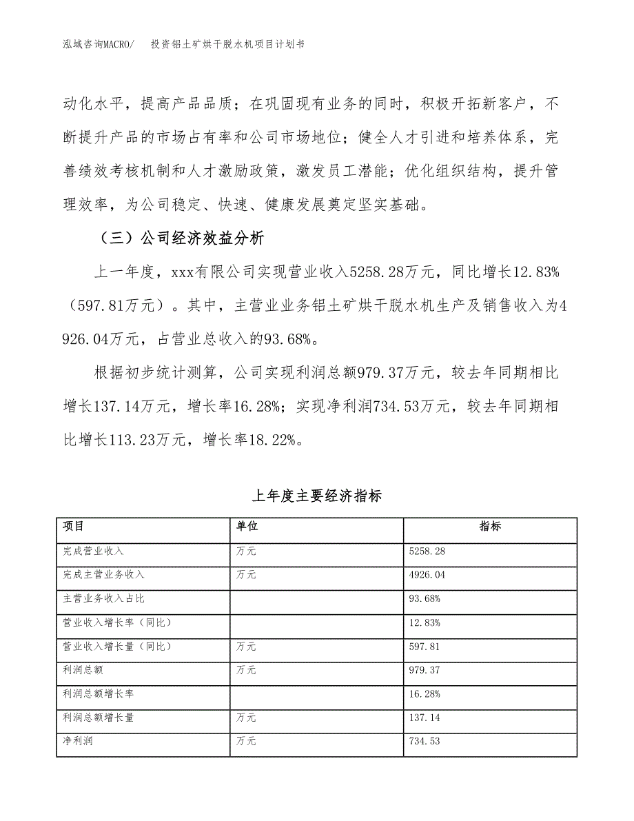 投资铝土矿烘干脱水机项目计划书方案.docx_第4页