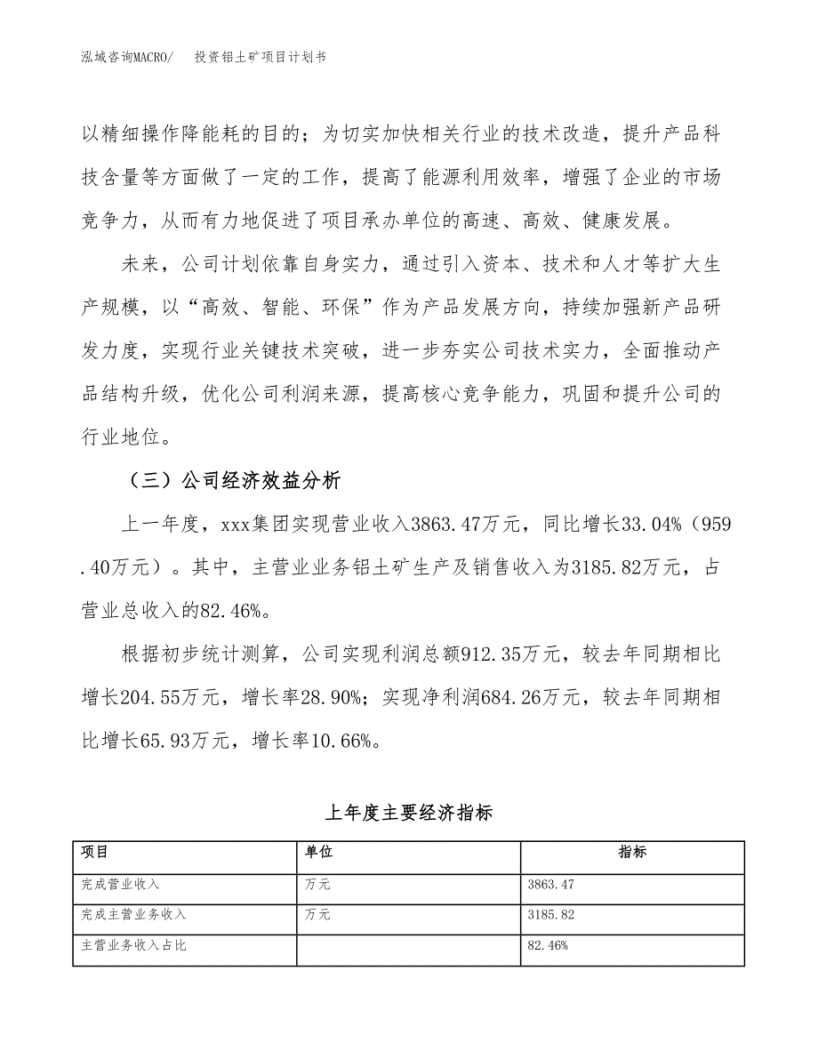 投资铝土矿项目计划书方案.docx_第4页