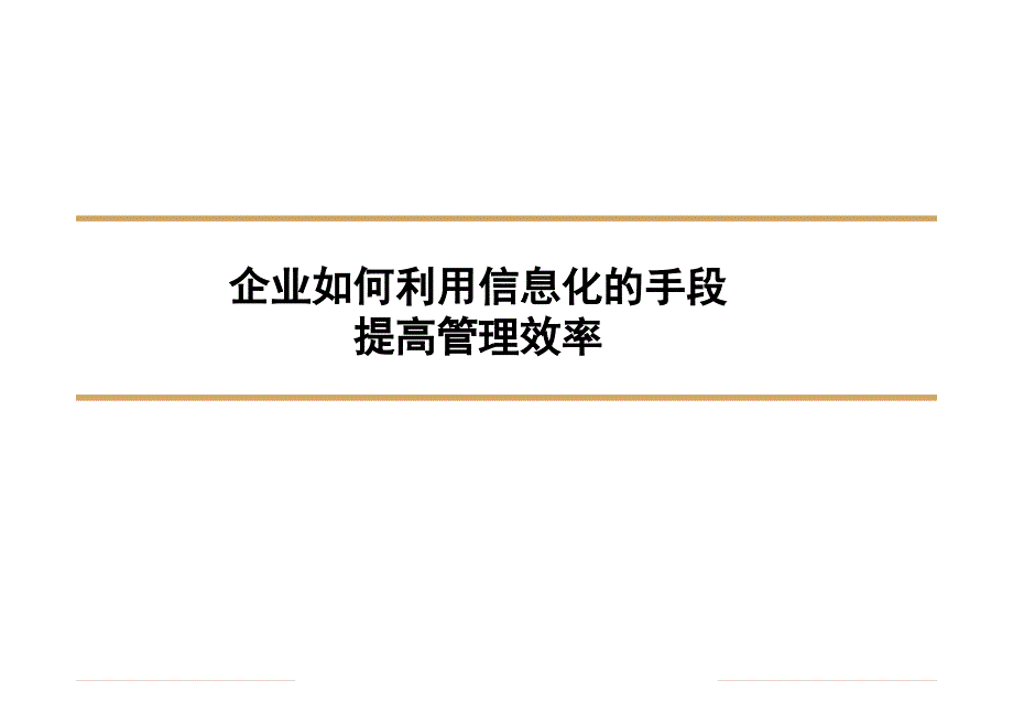 企业信息化ERP的实施_第1页