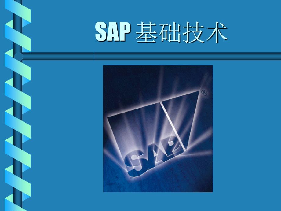 SAP基础技术简介_第1页