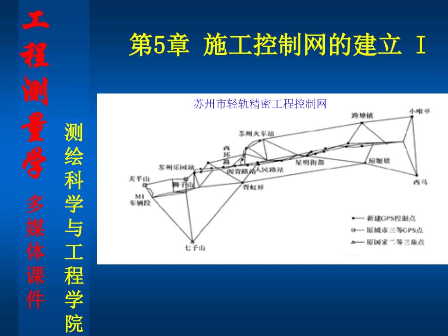 (8)《工程测量学》第5章 施工控制网的建立(i)_第1页