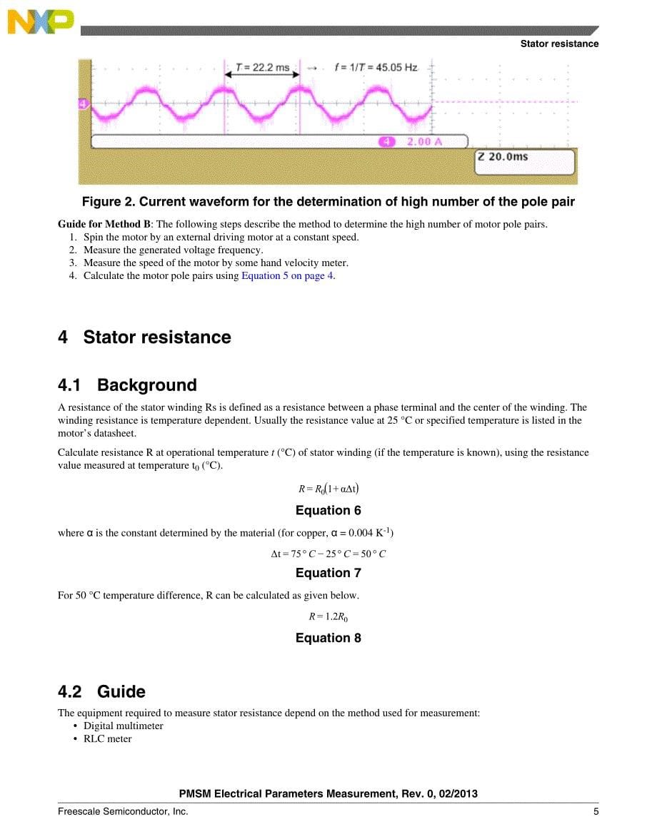 永磁同步电机极对数,内阻,ld,lq,背板电动势常数的测量(权威版)_第5页
