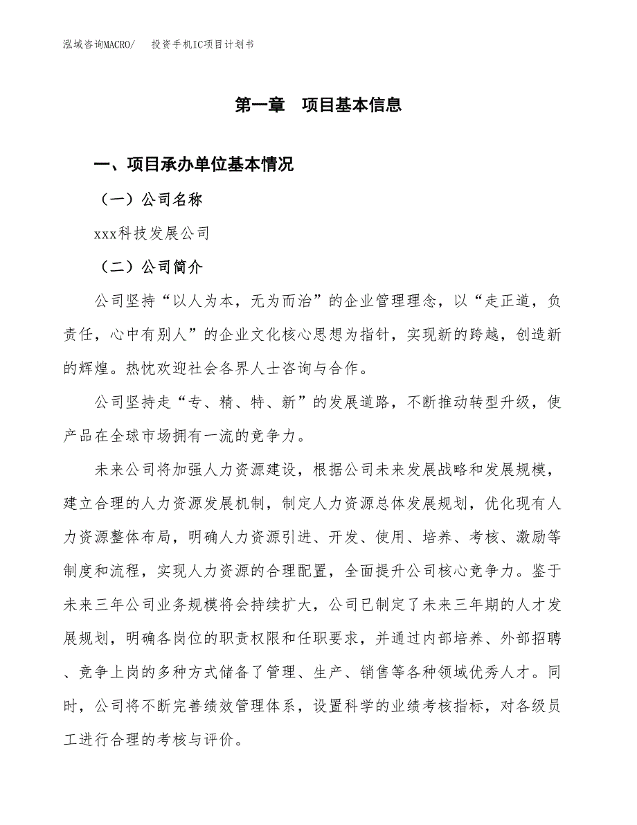 投资手机IC项目计划书方案.docx_第2页