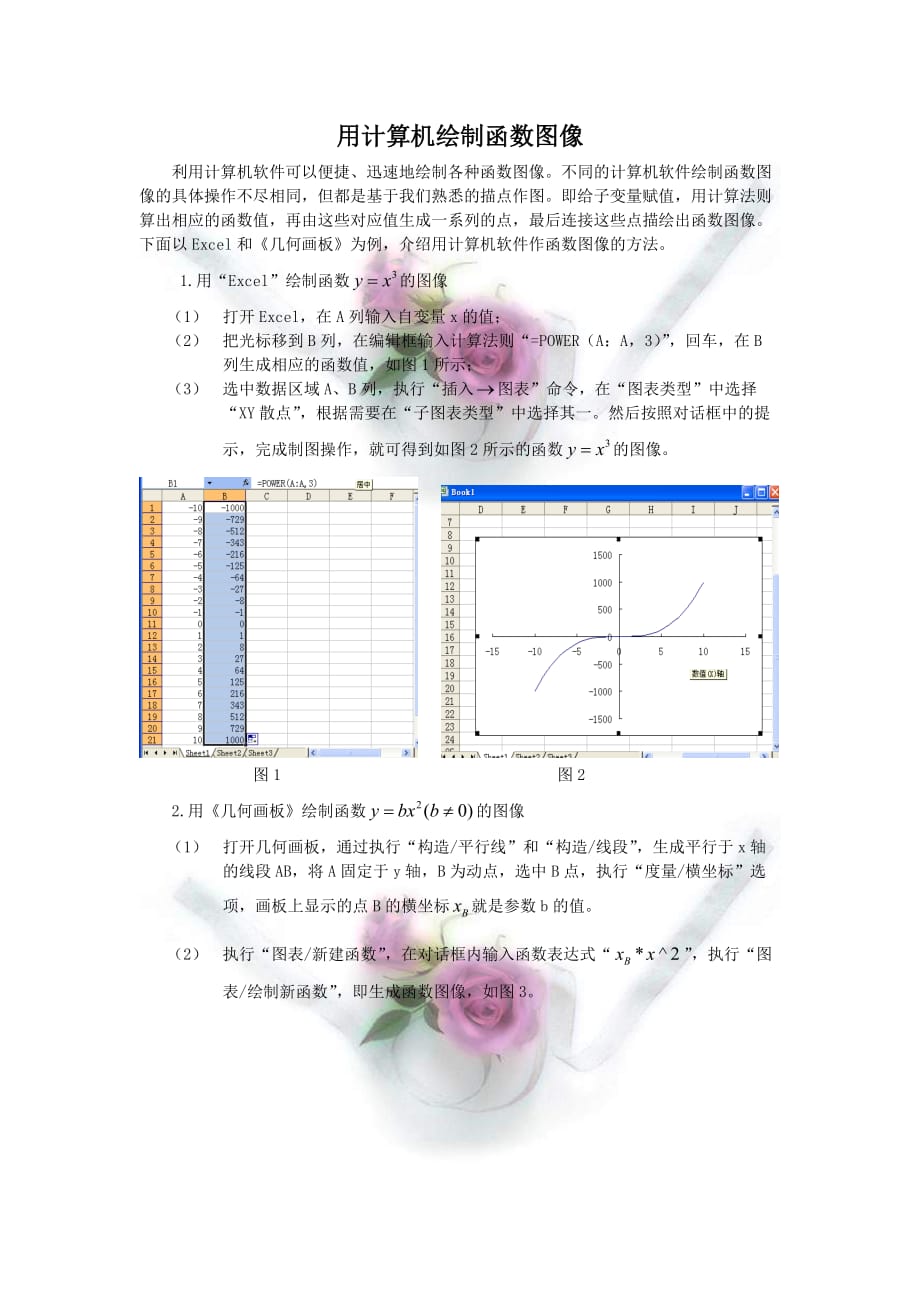 用计算机绘制函数图像_第1页