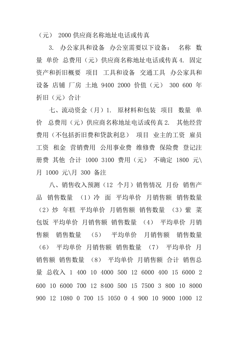 syb创业计划书模板syb创业计划书syb创业计划书管理咨询_第4页