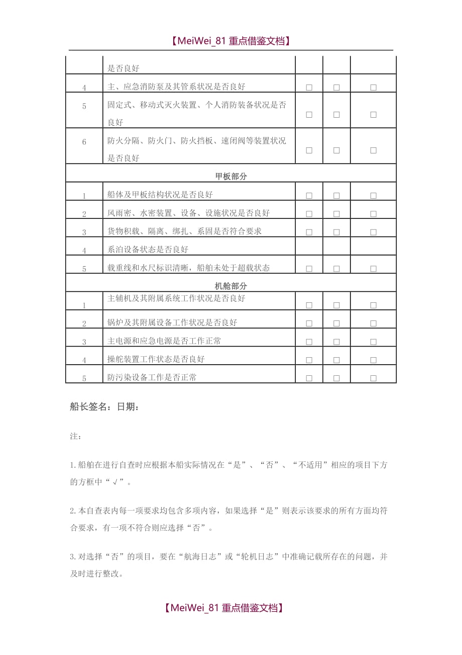 【AAA】船舶开航前自查制度_第3页