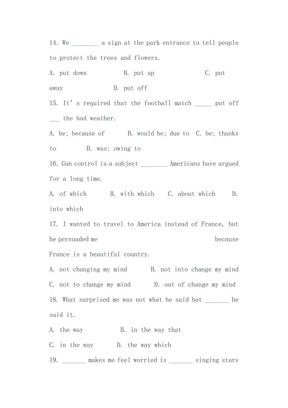 高一英语上学期期中试卷（含答案）和高考满分作文：共享单车照出的种种怪象（10）_第3页