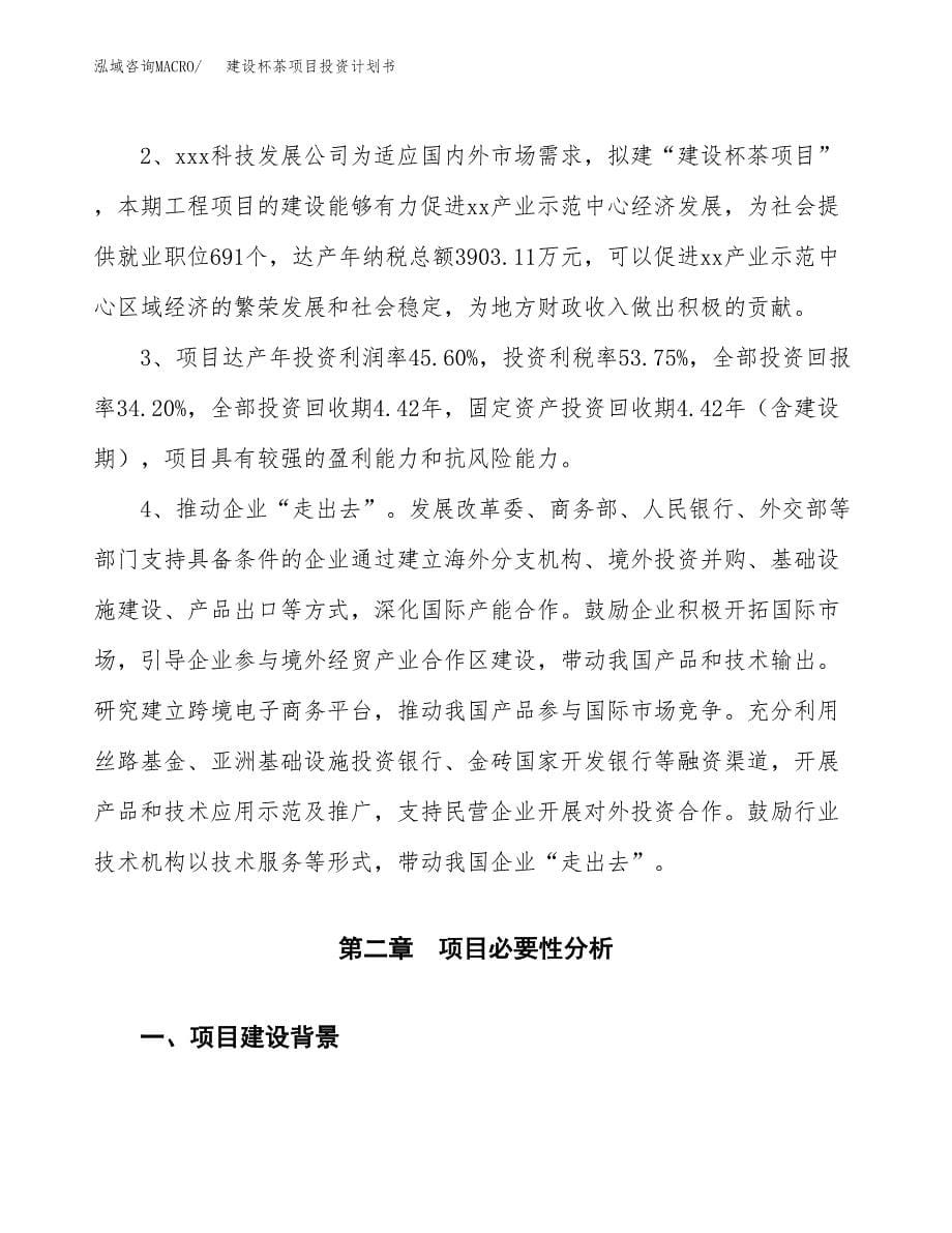 建设杯茶项目投资计划书方案.docx_第5页