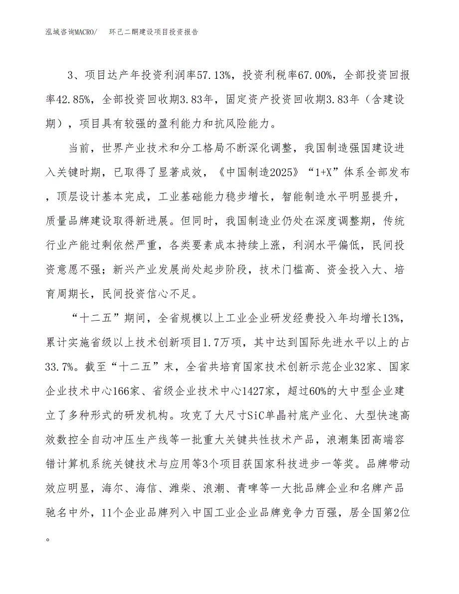 环己二酮建设项目投资报告.docx_第4页