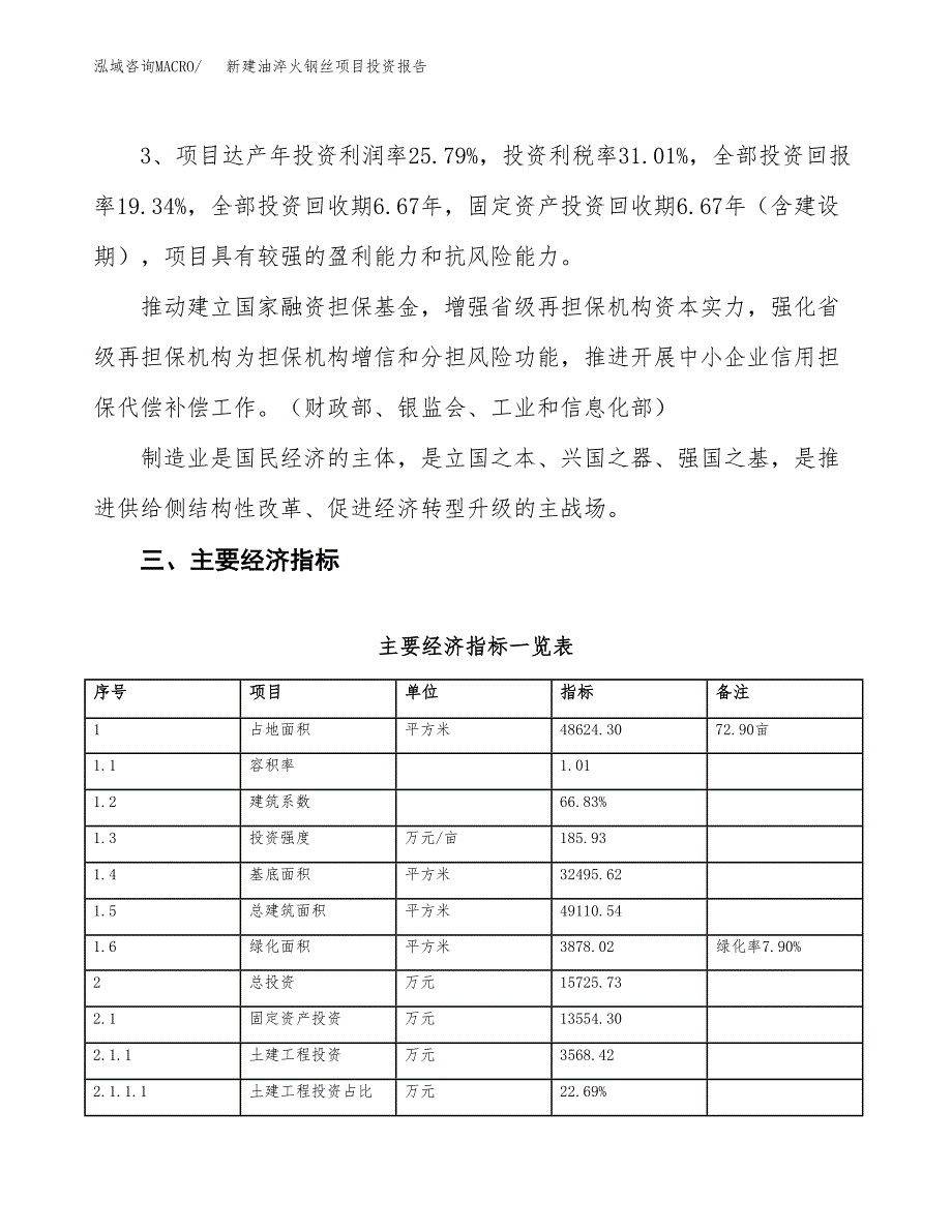 新建油淬火钢丝项目投资报告(项目申请).docx_第4页