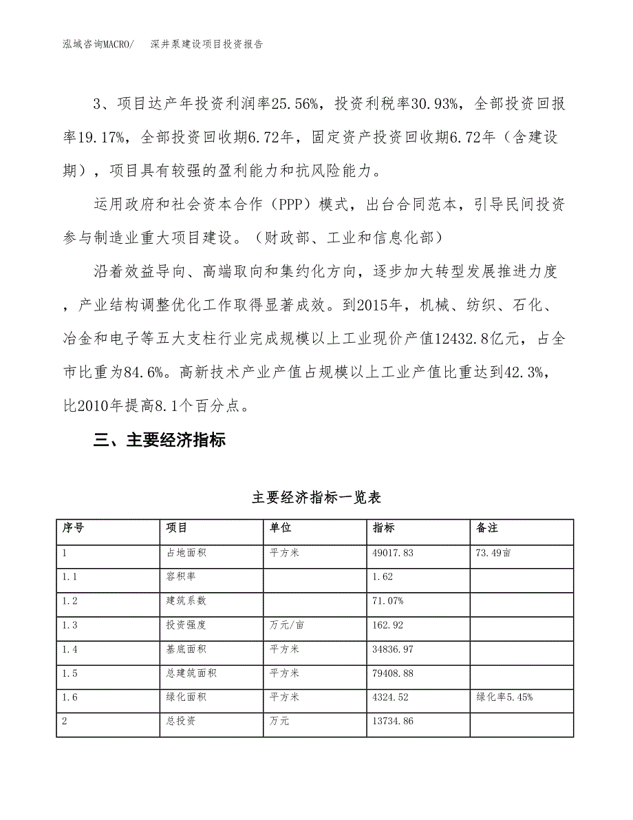 深井泵建设项目投资报告.docx_第4页