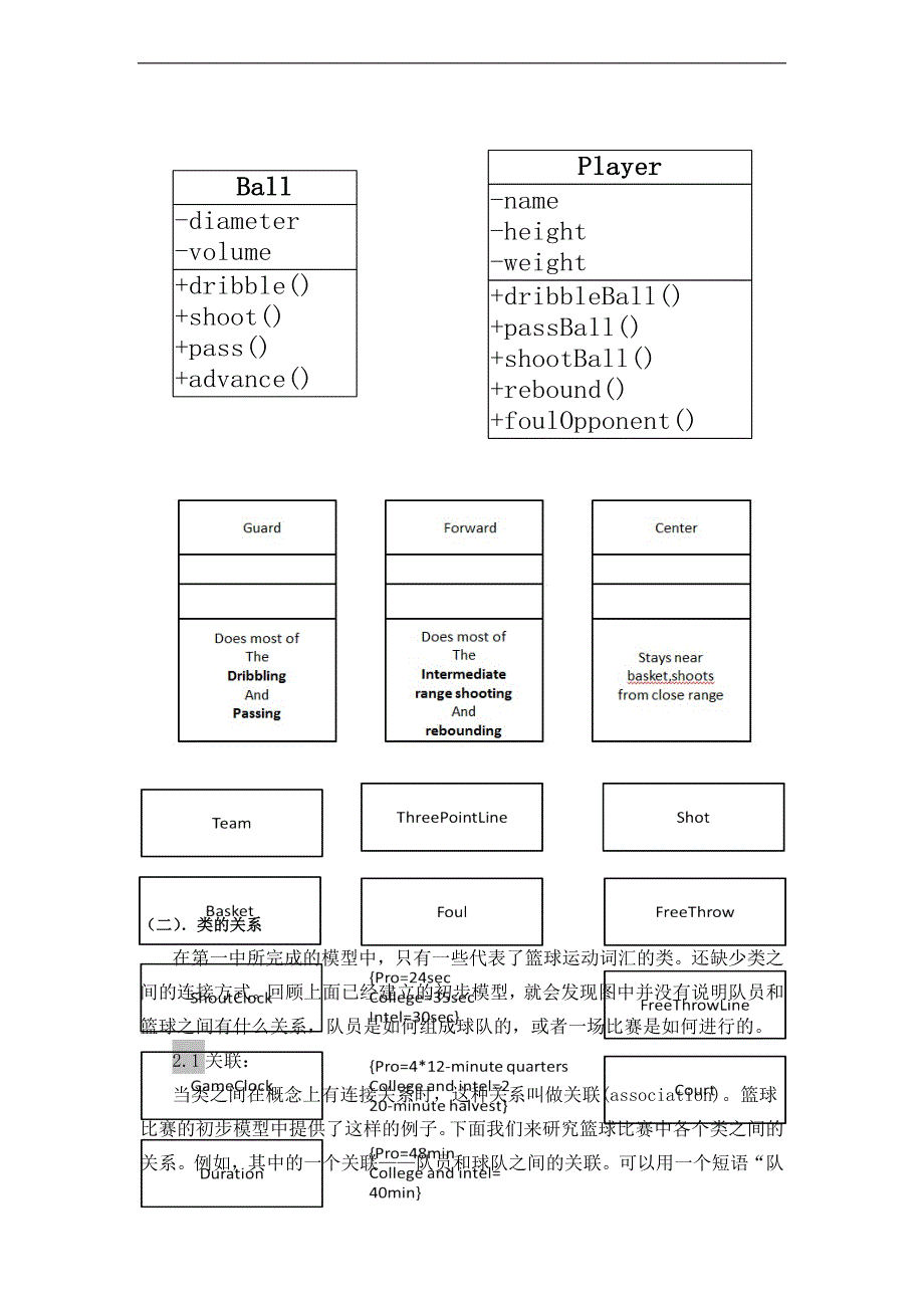 【7A文】关于“篮球赛”过程的UML课程设计_第4页