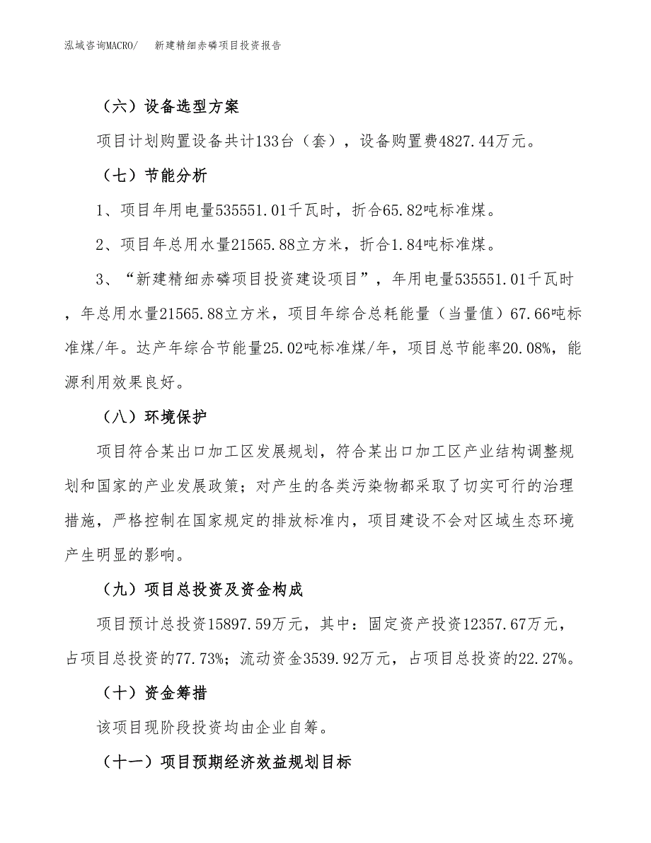 新建精细赤磷项目投资报告(项目申请).docx_第2页