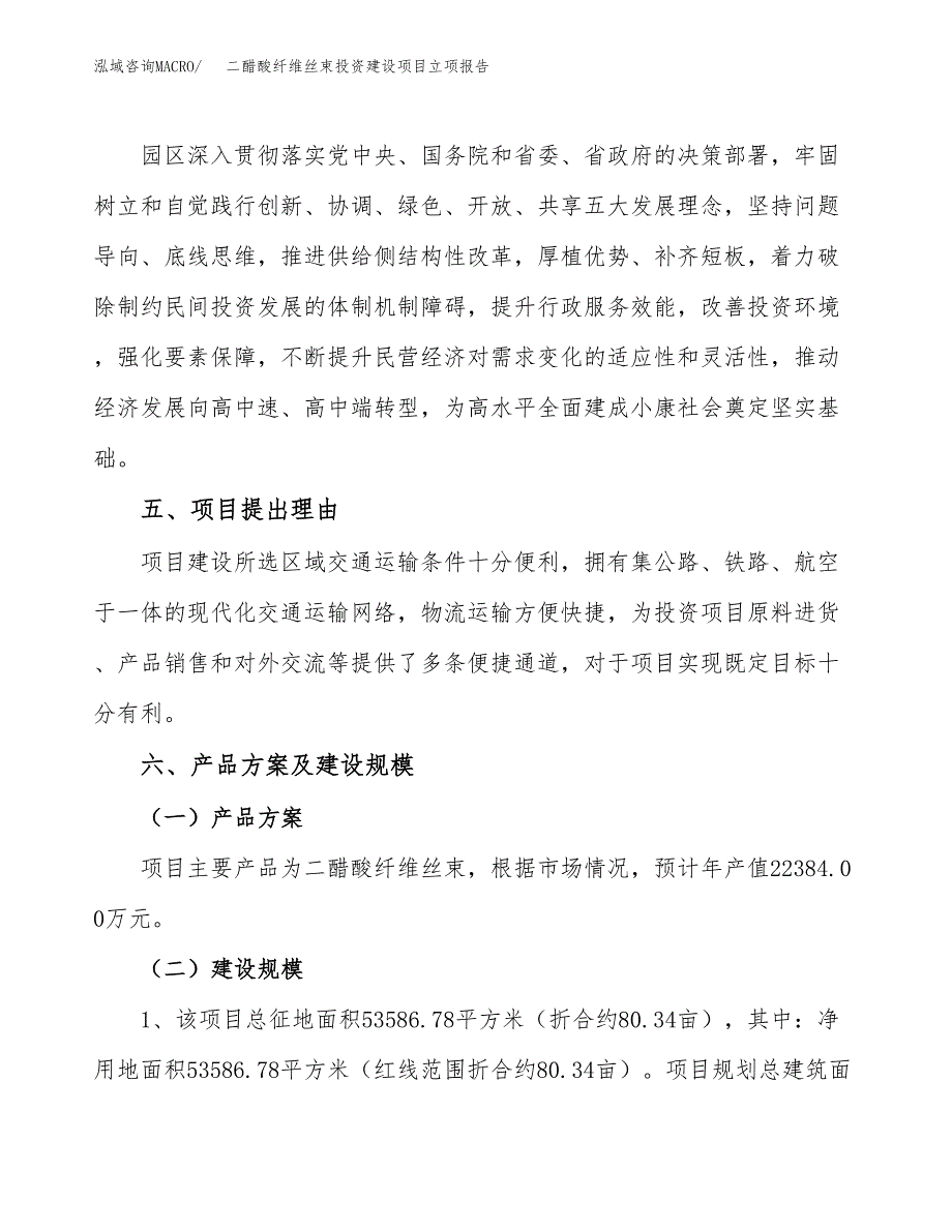 二醋酸纤维丝束投资建设项目立项报告(规划申请).docx_第3页