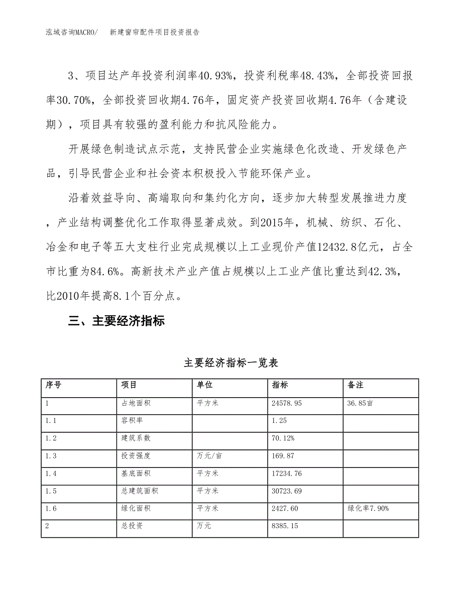 新建窗帘配件项目投资报告(项目申请).docx_第4页